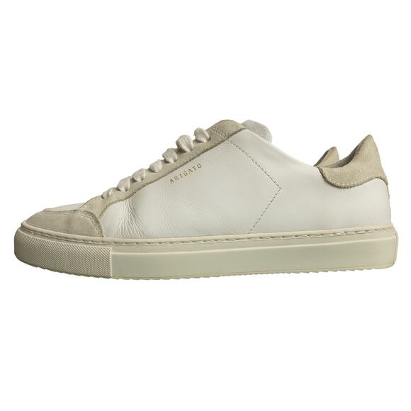 AXEL ARIGATO - Clean 90 Triple Sneaker Designer Axel Arigato Clean 90 Triple Cream Genuine Leather Suede Sneakers EU-39